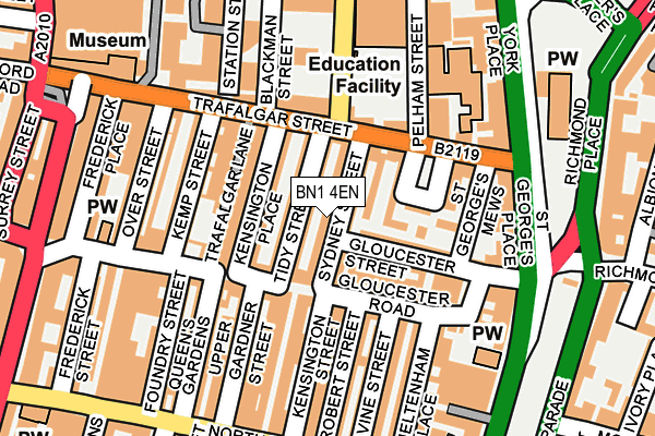 BN1 4EN map - OS OpenMap – Local (Ordnance Survey)