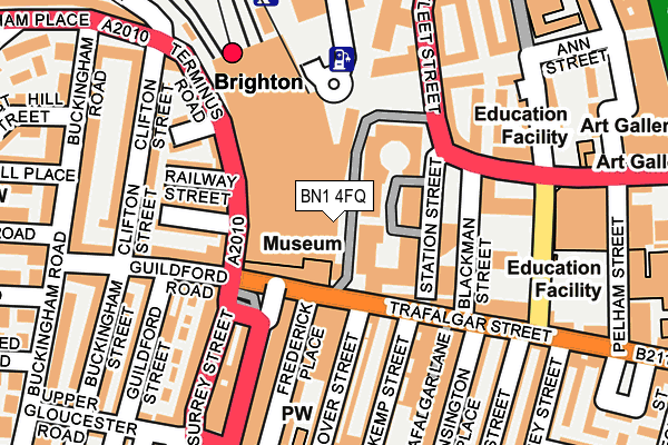 BN1 4FQ map - OS OpenMap – Local (Ordnance Survey)