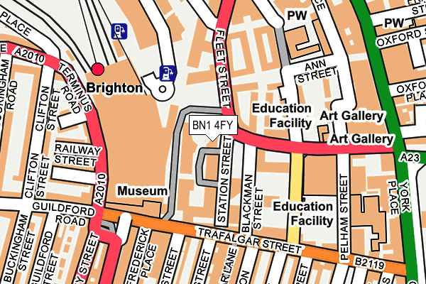 BN1 4FY map - OS OpenMap – Local (Ordnance Survey)