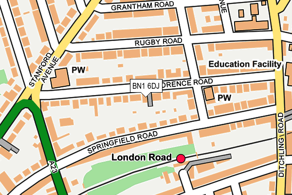 Map of PALMER FISHER LONDON LIMITED at local scale