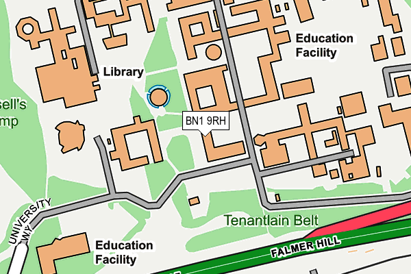 BN1 9RH map - OS OpenMap – Local (Ordnance Survey)
