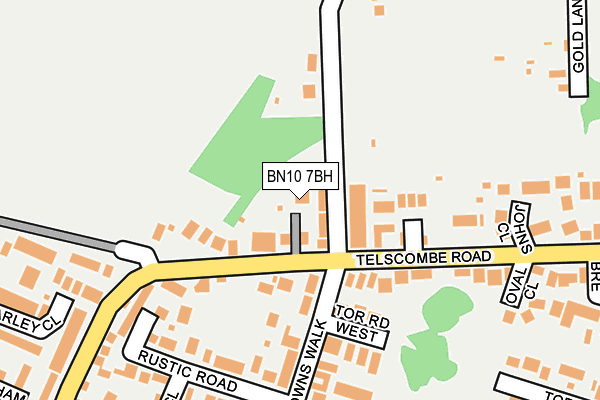 BN10 7BH map - OS OpenMap – Local (Ordnance Survey)