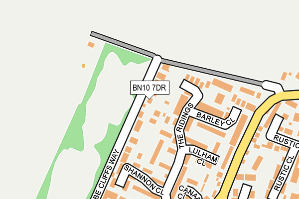 BN10 7DR map - OS OpenMap – Local (Ordnance Survey)