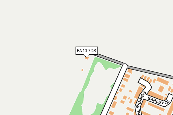 BN10 7DS map - OS OpenMap – Local (Ordnance Survey)