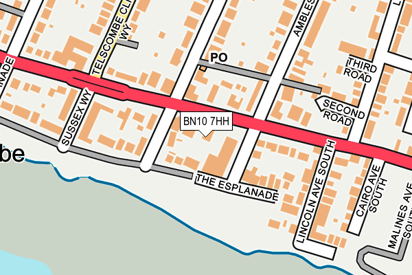 BN10 7HH map - OS OpenMap – Local (Ordnance Survey)