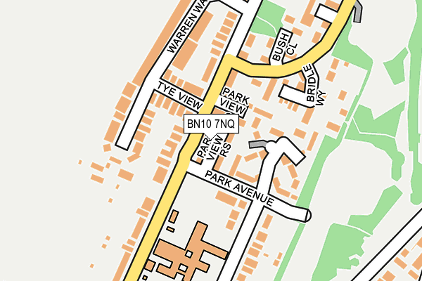 BN10 7NQ map - OS OpenMap – Local (Ordnance Survey)