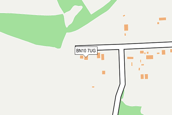 BN10 7UG map - OS OpenMap – Local (Ordnance Survey)