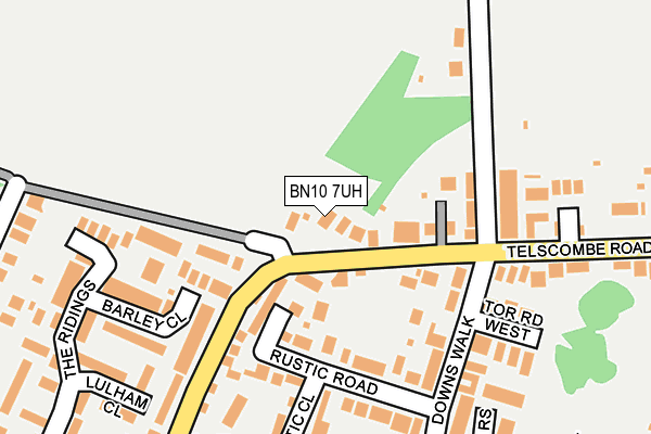 BN10 7UH map - OS OpenMap – Local (Ordnance Survey)