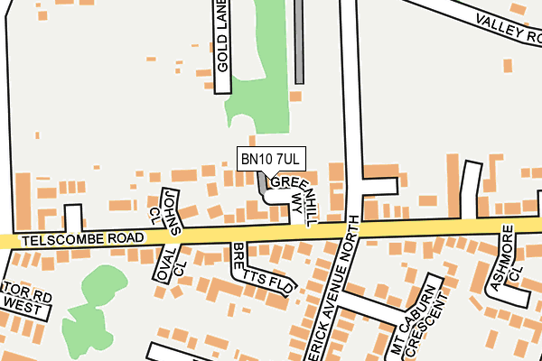 BN10 7UL map - OS OpenMap – Local (Ordnance Survey)