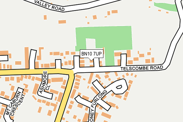 BN10 7UP map - OS OpenMap – Local (Ordnance Survey)