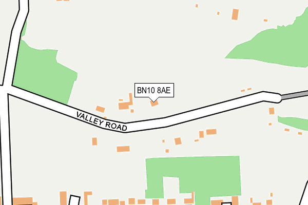 BN10 8AE map - OS OpenMap – Local (Ordnance Survey)
