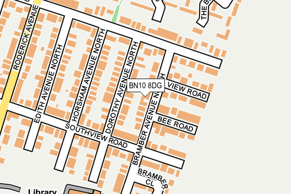BN10 8DG map - OS OpenMap – Local (Ordnance Survey)