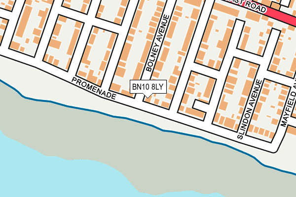 BN10 8LY map - OS OpenMap – Local (Ordnance Survey)