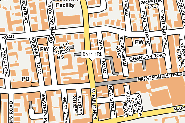 Map of JCORBS LIMITED at local scale