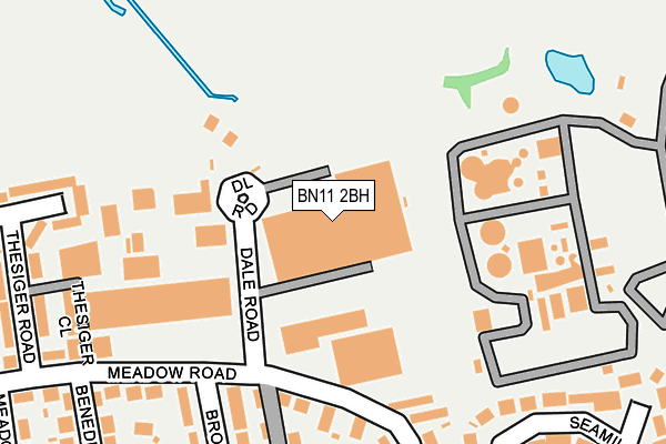 BN11 2BH map - OS OpenMap – Local (Ordnance Survey)