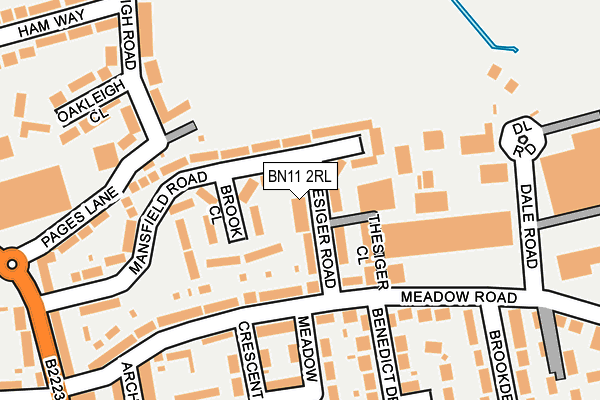BN11 2RL map - OS OpenMap – Local (Ordnance Survey)