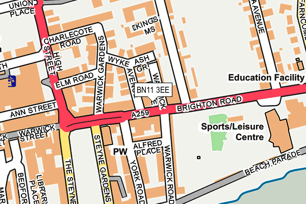 Map of WIGMORE TRADING LIMITED at local scale