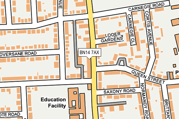 Map of EDWARDS AND CO (ESTATE AGENTS) LIMITED at local scale
