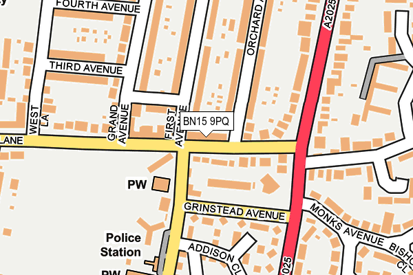 Map of MAYFAIR SALON LIMITED at local scale
