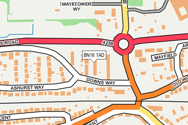 Map of EUROXPRESS INTERNATIONAL LIMITED at local scale