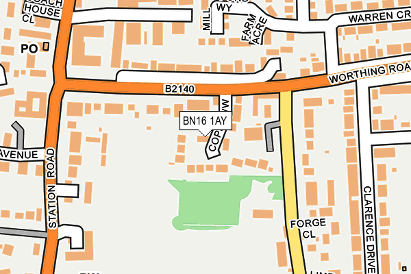 Map of HUMED LTD at local scale