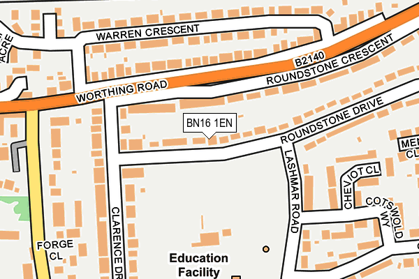 Map of SUSTEN (SUS10) LTD. at local scale