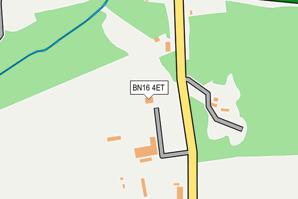 BN16 4ET map - OS OpenMap – Local (Ordnance Survey)