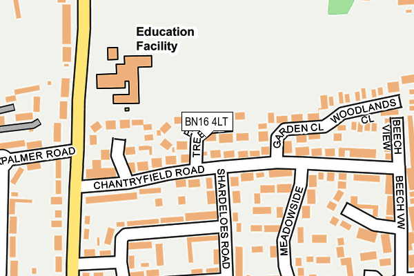 Map of CHANTRY BUILDING SERVICES LIMITED at local scale