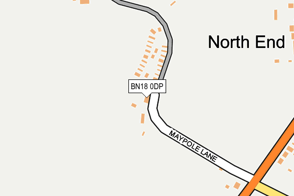 BN18 0DP map - OS OpenMap – Local (Ordnance Survey)