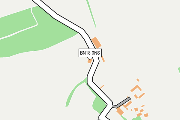 BN18 0NS map - OS OpenMap – Local (Ordnance Survey)
