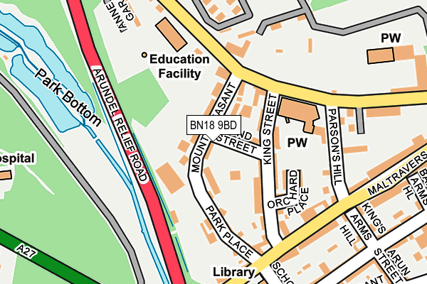 Map of FAWNLEY LIMITED at local scale