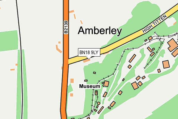 BN18 9LY map - OS OpenMap – Local (Ordnance Survey)
