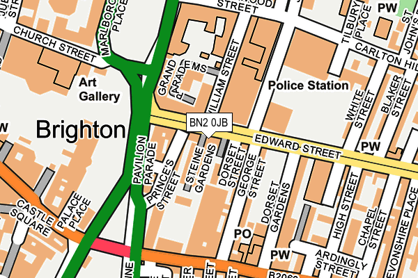 Map of BRIGHTON BIER HAUS LIMITED at local scale