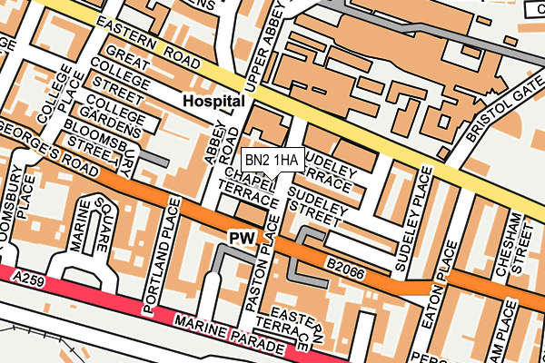 Map of 11 PASTON PLACE LTD at local scale