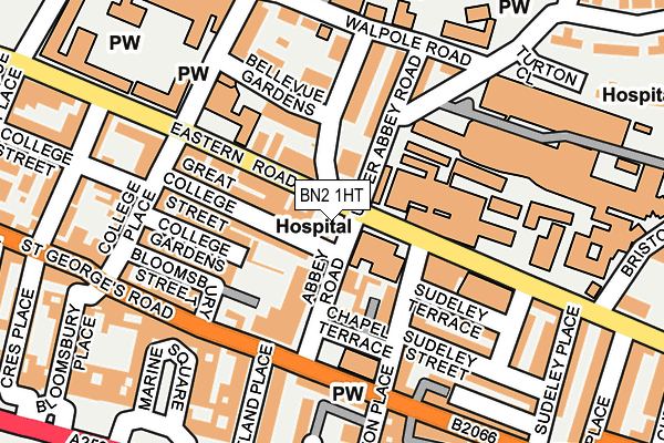 BN2 1HT map - OS OpenMap – Local (Ordnance Survey)