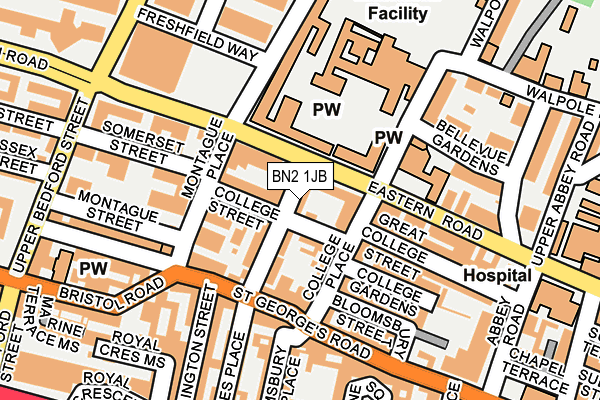 Map of 24 COLLEGE ROAD LTD at local scale