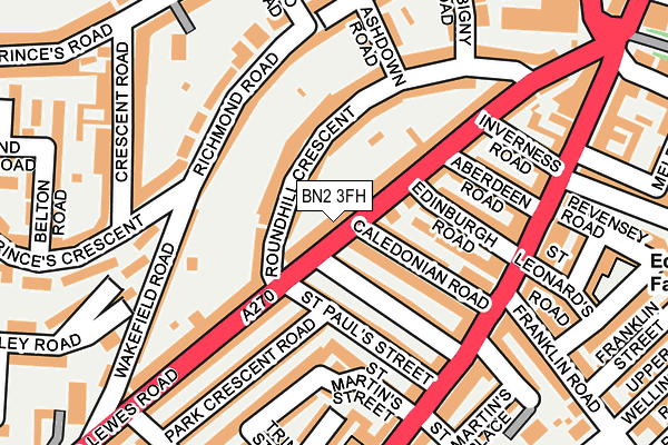 Map of 35 BOUNDARY ROAD LTD at local scale