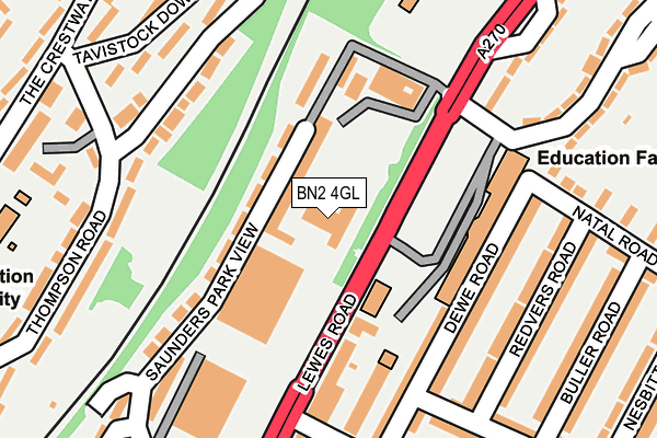 Map of GENZTALENT LTD at local scale