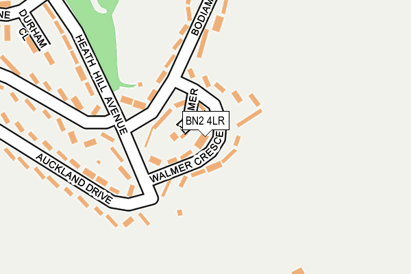 BN2 4LR map - OS OpenMap – Local (Ordnance Survey)