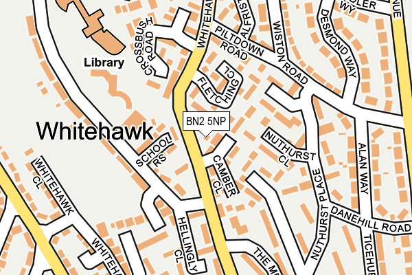 BN2 5NP map - OS OpenMap – Local (Ordnance Survey)