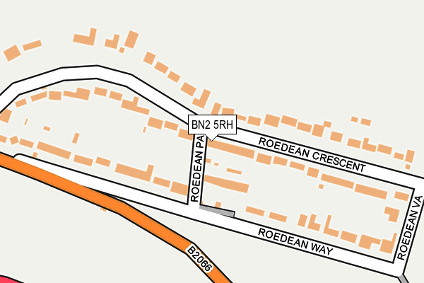 Map of 9 LOWER ROCK GARDENS (KEMP TOWN) BRIGHTON LIMITED at local scale