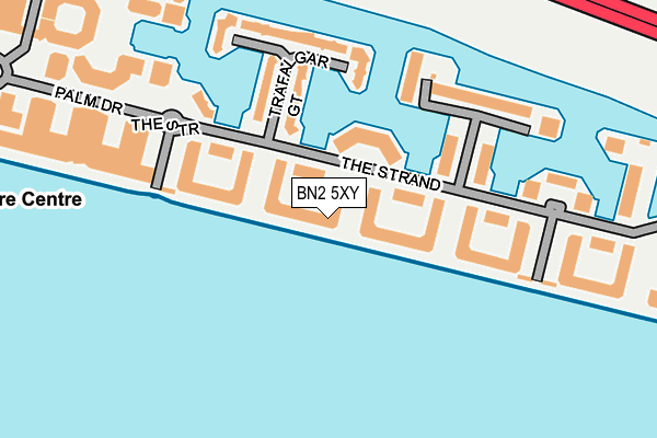 BN2 5XY map - OS OpenMap – Local (Ordnance Survey)