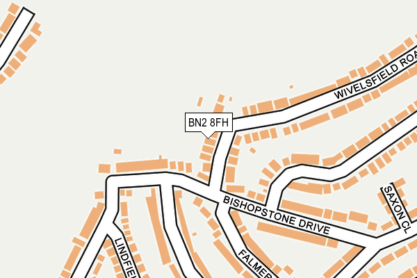 BN2 8FH map - OS OpenMap – Local (Ordnance Survey)