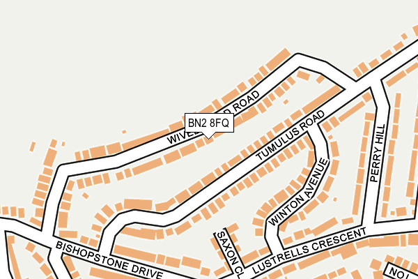 BN2 8FQ map - OS OpenMap – Local (Ordnance Survey)