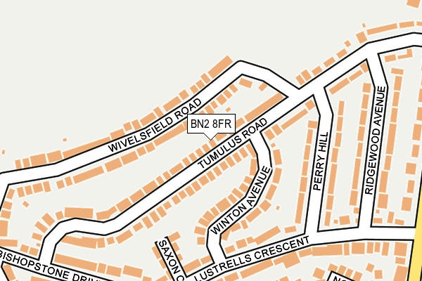 BN2 8FR map - OS OpenMap – Local (Ordnance Survey)