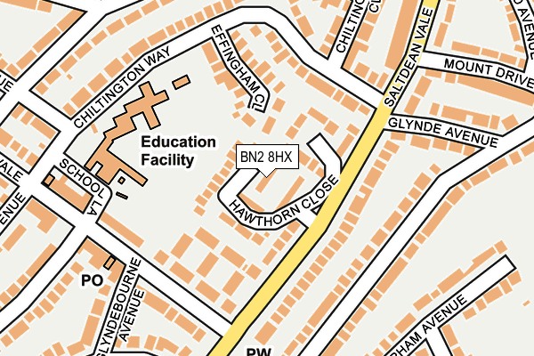 Map of BRIGHTON BUILDING SERVICES LIMITED at local scale