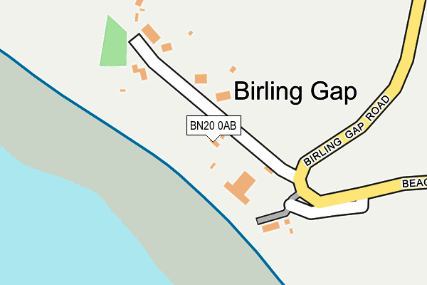BN20 0AB map - OS OpenMap – Local (Ordnance Survey)