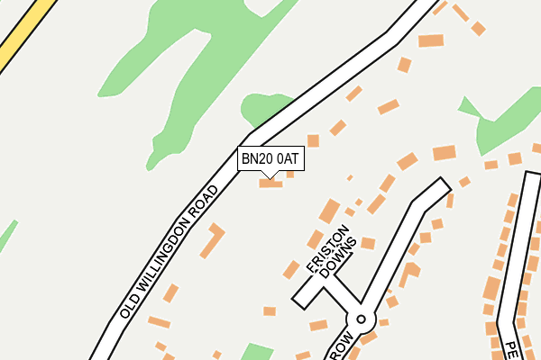 BN20 0AT map - OS OpenMap – Local (Ordnance Survey)