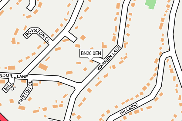 BN20 0EN map - OS OpenMap – Local (Ordnance Survey)