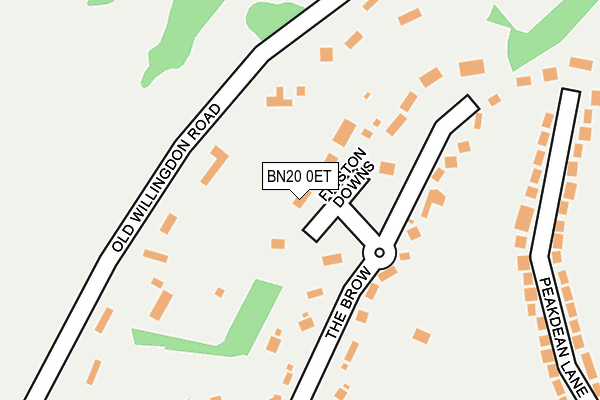 BN20 0ET map - OS OpenMap – Local (Ordnance Survey)